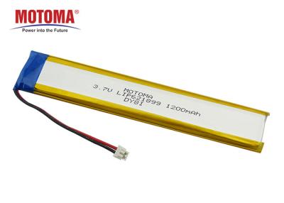 China Rechargeable Lithium Ion Battery 3.7 V 1200mah With UL IEC KC Cetificates for sale
