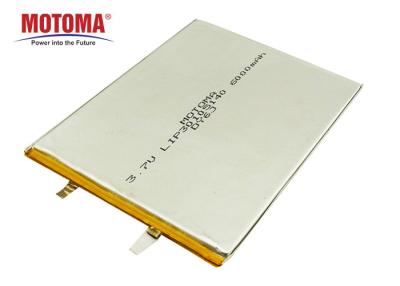 China MOTOMA Ultra Thin 3.7 V 6000mah Tablet Battery Long Cycle Life for sale