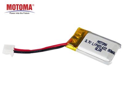 China Ultrasmall Wearable Device Battery 3.7V 80mah CE UL IEC62133 Certificate for sale