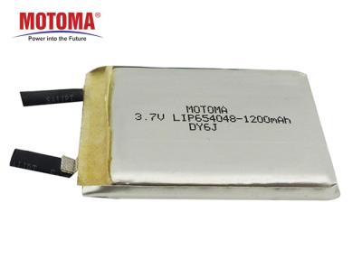 China 3.7V 1200mAh Lithium Ion Battery Rechargeable With PCB And NTC PTC for sale