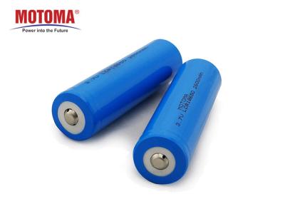 China Rechargeable Lithium Cylindrical Battery , LCR 18650 Lithium Ion 3.7v Battery 2600mAh for sale