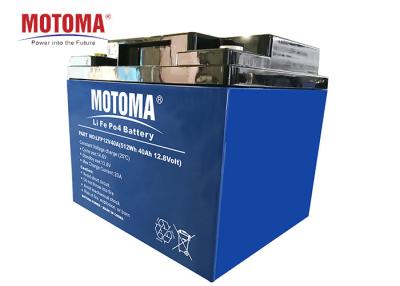 China Motoma Lifepo4 Battery For Ups 12V 40Ah  UN38.3 MSDS Certificate for sale