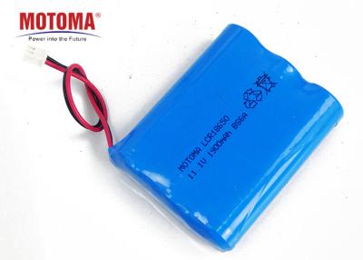 China 11.1V Lithium Ion Cylindrical Battery , 18650 Rechargeable Battery Pack For Toy Car for sale