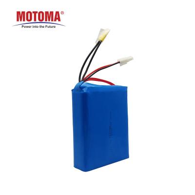 China MOTOMA 11.1V 10Ah Rechargeable 18650 Solar Street Light Battery for sale