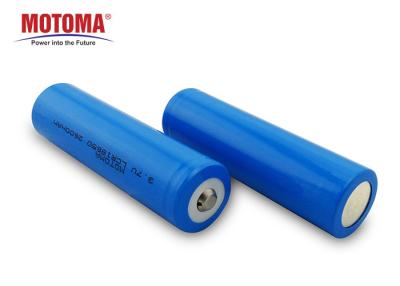 China Cylindrical Rechargeable 18650 Lithium Ion Battery 3.7V 2600mAh for sale