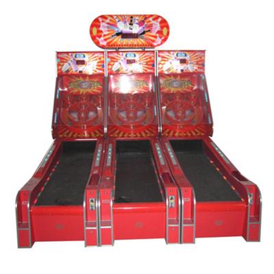 China Children size bowling game 3 lines kids fun indoor playground redemption game machine for sale