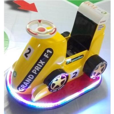 China Yellow F1 kiddy racing ride amusement park game machine fiberglass material for sale