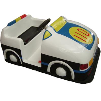 China White battery racing car playground equipment fiberglass amusement toy ride for sale