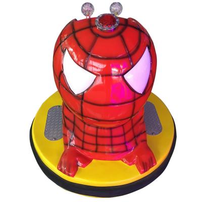 China Spider-man battery racing car amusement park kiddie ride fiberglass material for sale