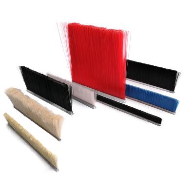 China Antistatic Nylon Brush Seal Strip 50mm Brush Draught Excluder for sale