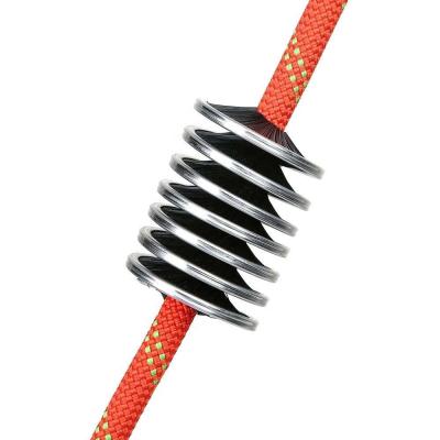 China Industrial Cylinder Inside Coil Spring Brush For Rope Cleaning for sale