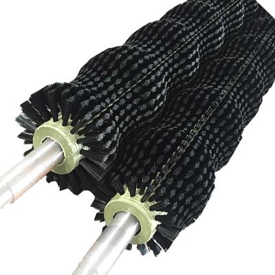 China Oyster Conveyor Cleaning Brush Roller Brush For Conveyor Belt Cleaning for sale