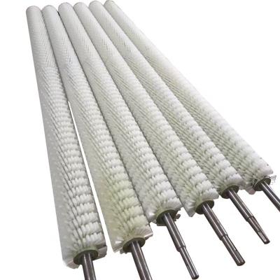 China TUV Industrial Nylon Roller Cleaning Brush Rotating Cylindrical for sale