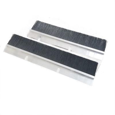 China Nylon Industrial Aluminium Draught Excluder Strip Door Seal 50mm for sale