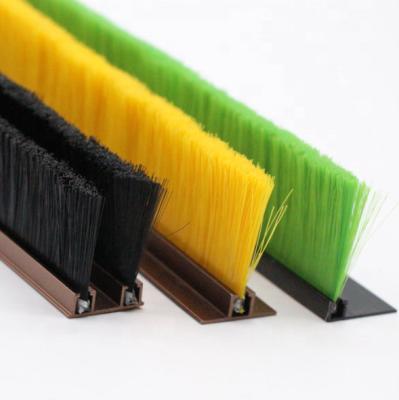 China Dustproof 50mm Brush Draught Excluder Seal Weather Stripping For Garage Doors for sale