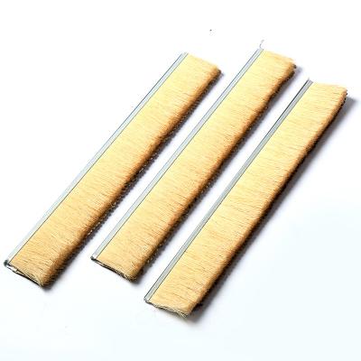 China Sisal Tampico Fiber Conveyor Industrial Brush Strip For Wood Polishing for sale