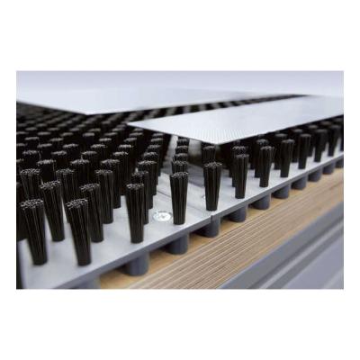 China Tower Punching Worktable Lath Brushes Board Flat Deburring Brush For CNC Machine for sale
