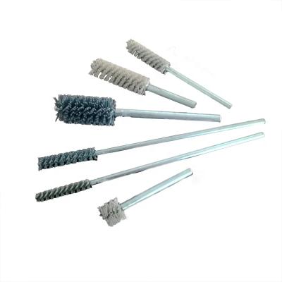 China Brush de tubo de alambre cilíndrico 4 pulgadas longitud 8mm 10mm 12mm 15mm 17mm 19mm Diámetro del cepillo en venta