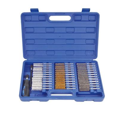 China 38 Pcs Stainless Steel / Brass Wire Nylon Wire Brush Tube Bore Cleaning Brush kit for sale