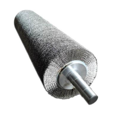 China Industrial Metal Products Rust Removal Steel Wire Roller Brush en venta