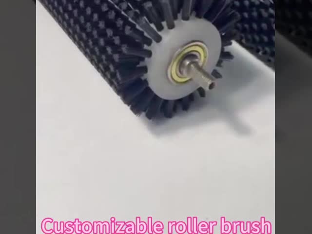 nylon rotate cylindrical brush industrial customization for cleaning machines and tools