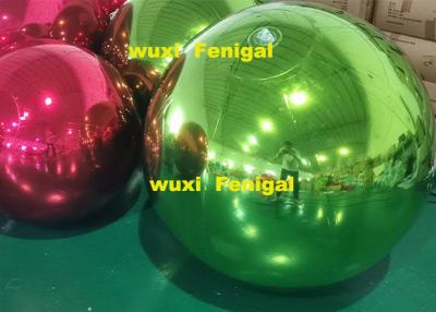China Christmas Shining Inflatable Mirror Balloon For Mall Display In South America for sale