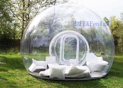 China Transparente exterior inflável claro da barraca de acampamento da bolha à venda
