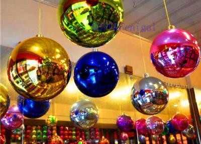 China Custom Reflecting Giant Silver Inflatable Mirror Ball For Exhibition Booth Decoration for sale