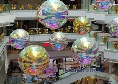 China Decorative Sphere Inflatable Mirror Ball Custom Large PVC Various Colors 3m for sale