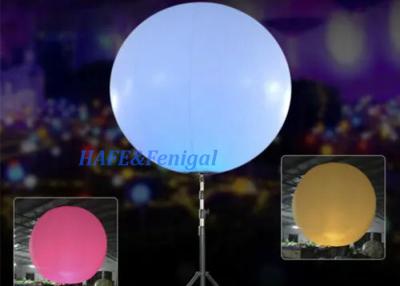 China Advertising Inflatable RGB LED Light Balloon Wedding Party Stand Tripod for sale
