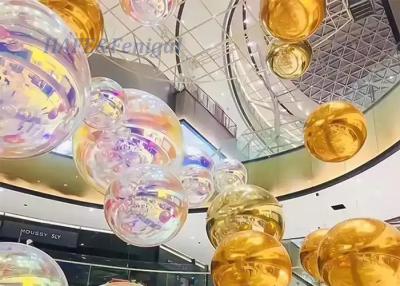 China Large Event Decoration PVC Floating Balloon Esferas Inflables Decorative Mirror for sale