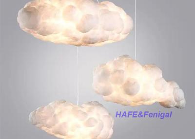 China Modern White Cloud Chandelier Light Cloud Pendant Lamp Floating Cloud Lamp for sale