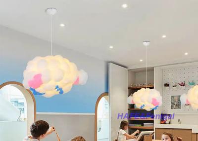 China Cute Pendant Light Cloud Chandelier Cotton Clouds Shape Hanging Light For Home Decor for sale
