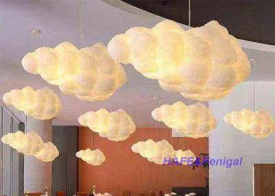 China Creative Led Floating Clouds Chandeliers Hanging Lamps White Nordic Lamp Modern for sale