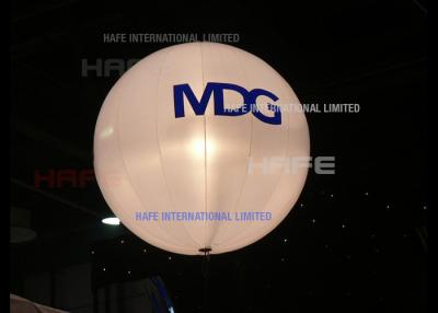 China Moon Series Helium Balloon Lights With HMI Lamp , 2400 W LED Flying Balloon Light Decorations for sale
