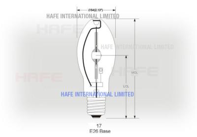 China 50 - As lâmpadas de Hailde do metal de 1500 watts aquecem a estrada branca da rua que leve H 15000 V/10000 à venda