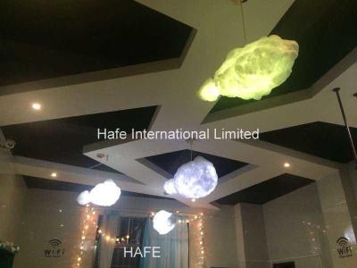 China Hanging Suspended Decoration LED Light Discolored Cloud 1.8 M Motion Triggered for sale