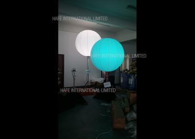 China Custom Type Blow Up Led Balloon Light With 72 W / 96 W Color Changing RGB Lamp for sale