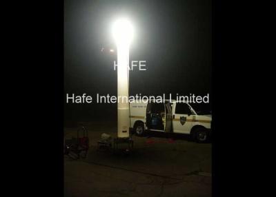 China Security Lighting Prism Inflatable Light Tower , HMI 1000W Inflatable Pillar Column Balloon for sale