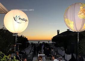 China Halogen 2000W Event  Balloon Outdoor Wedding Reception Lighting With Advertising Branding Logo for sale