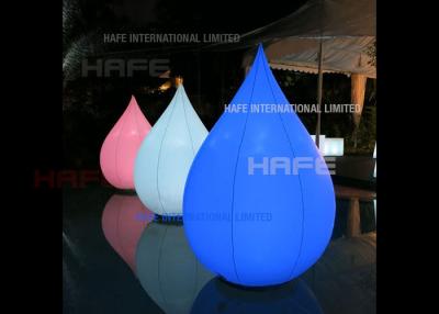 China Aero Lotus Inflatable Lighting Decoration LED 100W 50CM Base For Social Corporate Event for sale