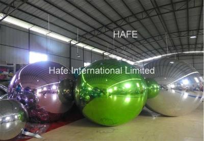China 3M Mirror Ball Inflatable Lighting Decoration 10ft For 2019 Spring Dress Fashion Show for sale