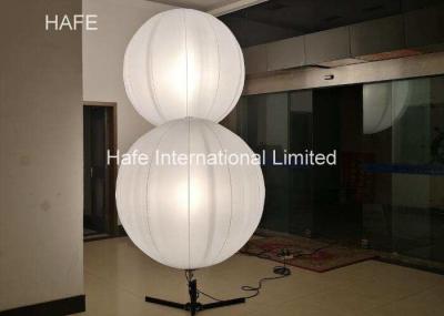 China Outdoor Advertising Inflatables Halogen Lighting Standing Tripus Balloon With Adjustable Pole for sale