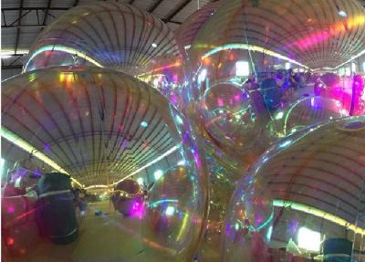 China Indoor Inflatable Mirror Balloon , Mirror Ball Decorations 1m Diameter for sale