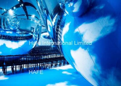 China Globo inflable encantador de plata del espejo para la celebración del aniversario de la compañía en venta