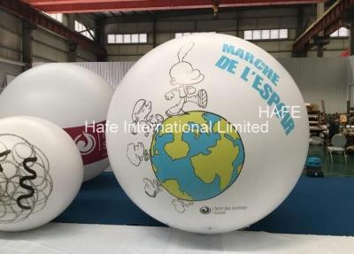 Chine Les ballons d'hélium de la publicité de 2,5 M avec le marquage à chaud mené de logo de lumières adaptent l'impression aux besoins du client à vendre