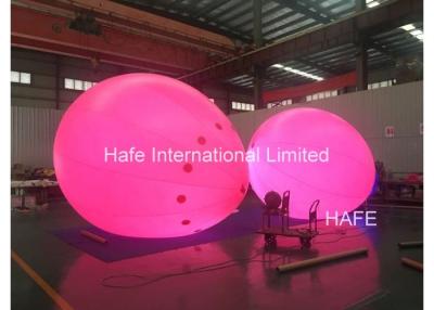 China luces del globo del helio de los 6m, dirigible redondo de la iluminación del cielo inflable del globo en venta