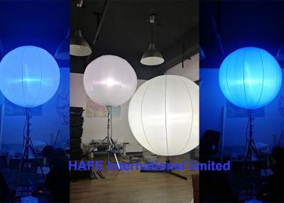 China 1.6M aufblasbare Beleuchtungs-Dekorations-blaues Rot-Gelb-Rosa-Mond-Ballon-Beleuchtung zu verkaufen