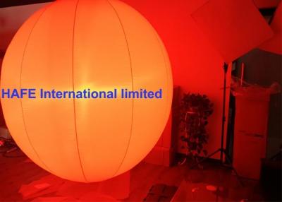 China 1.3M 2M Inflatable Lighting Decoration Sphere Crystal Balloons With DMX512 Box for sale