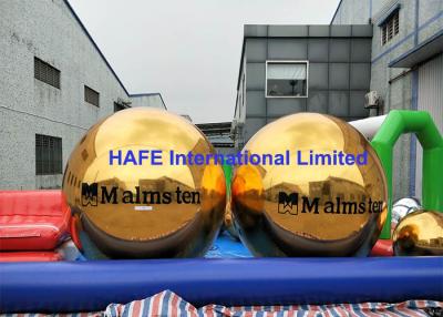 China Single Color Printing Inflatable Mirror Balloon 2.5m Sphere Tube With Branding Logo for sale